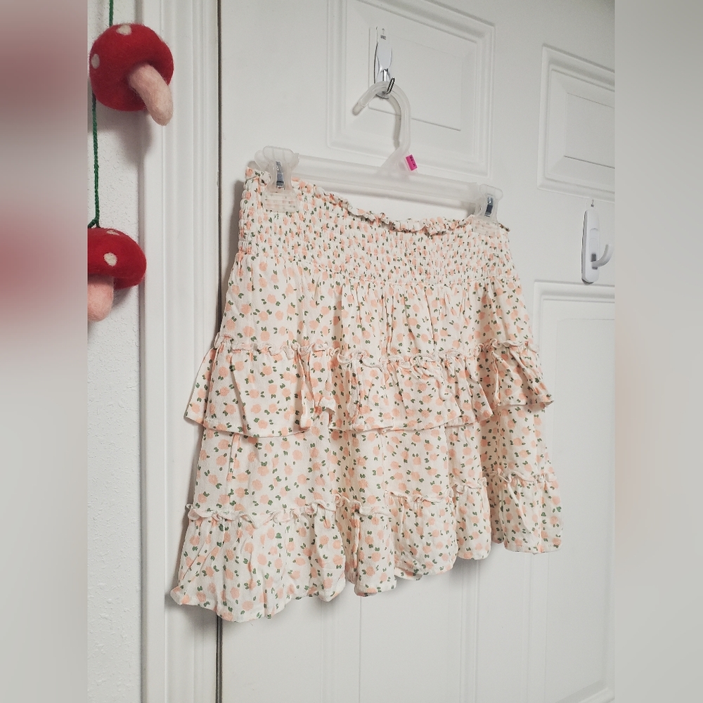 Aerie ruffled tiered skirt
